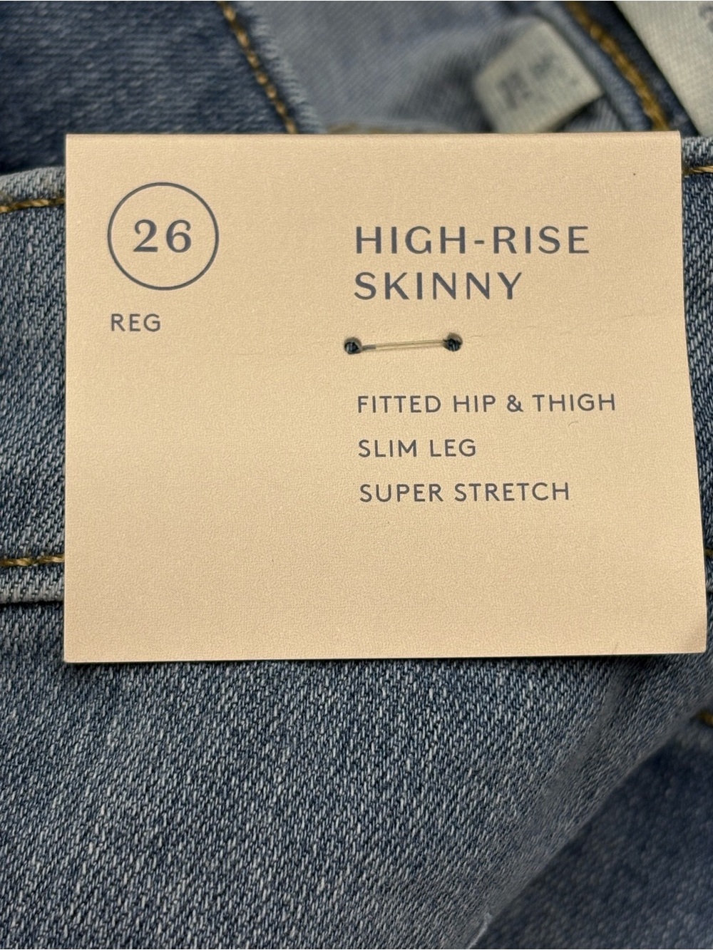 Universal Thread High-Rise Skinny Jeans in Light Blue Denim